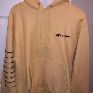 Champion Yellow Hoodie